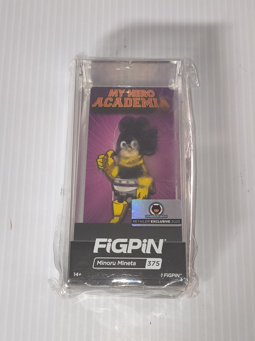 FiGPiN My Hero Academia Minoru Mineta 375 Glitter Case Variant LE 500